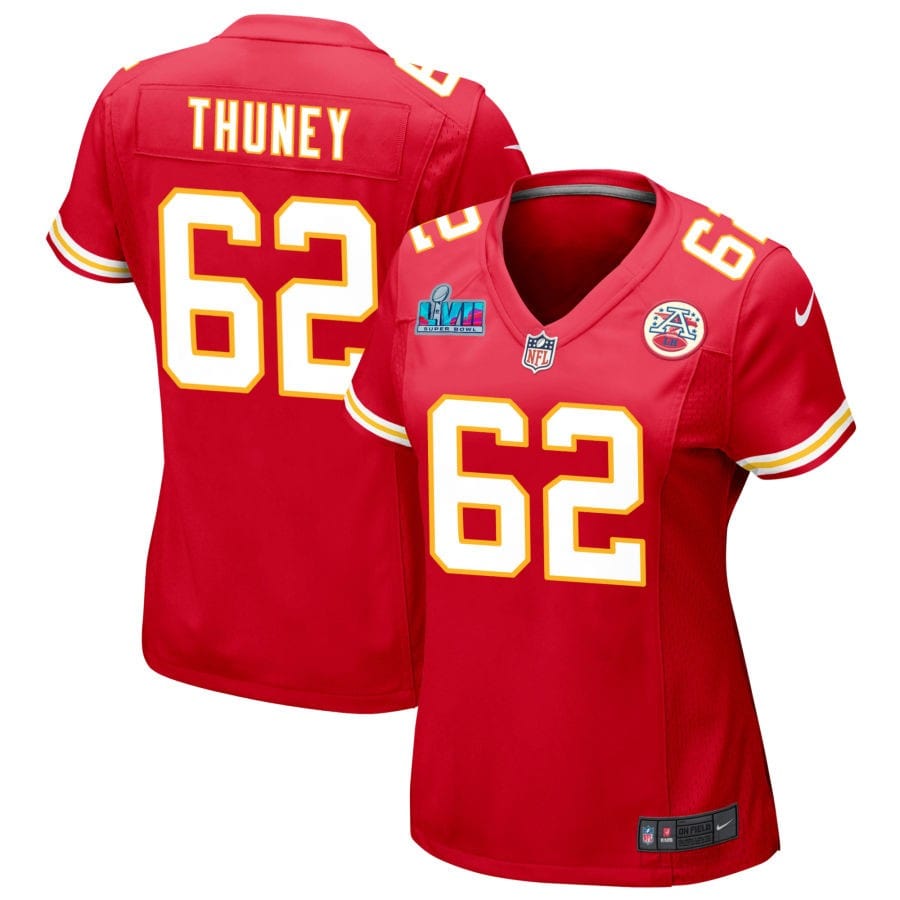 Joe Thuney Kansas City Chiefs  Women's Super Bowl LVII Game Jersey - Red