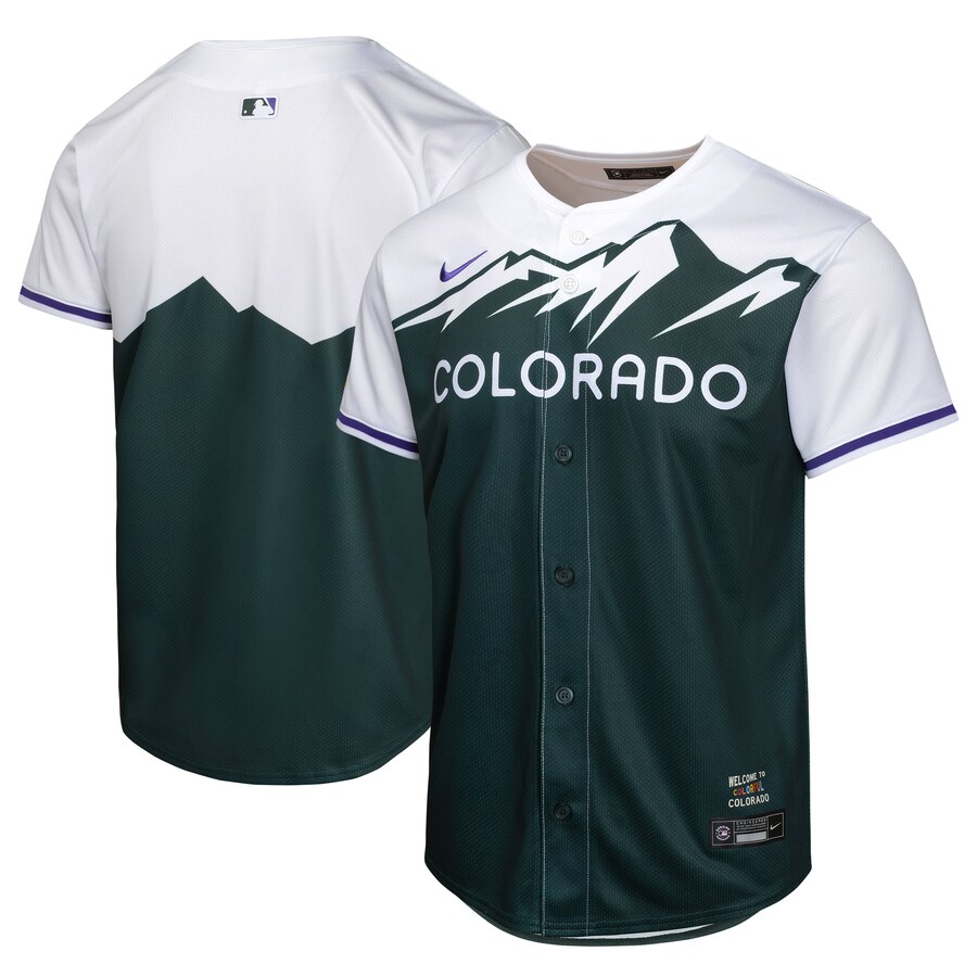 Colorado Rockies Youth City Connect Limited Jersey Green