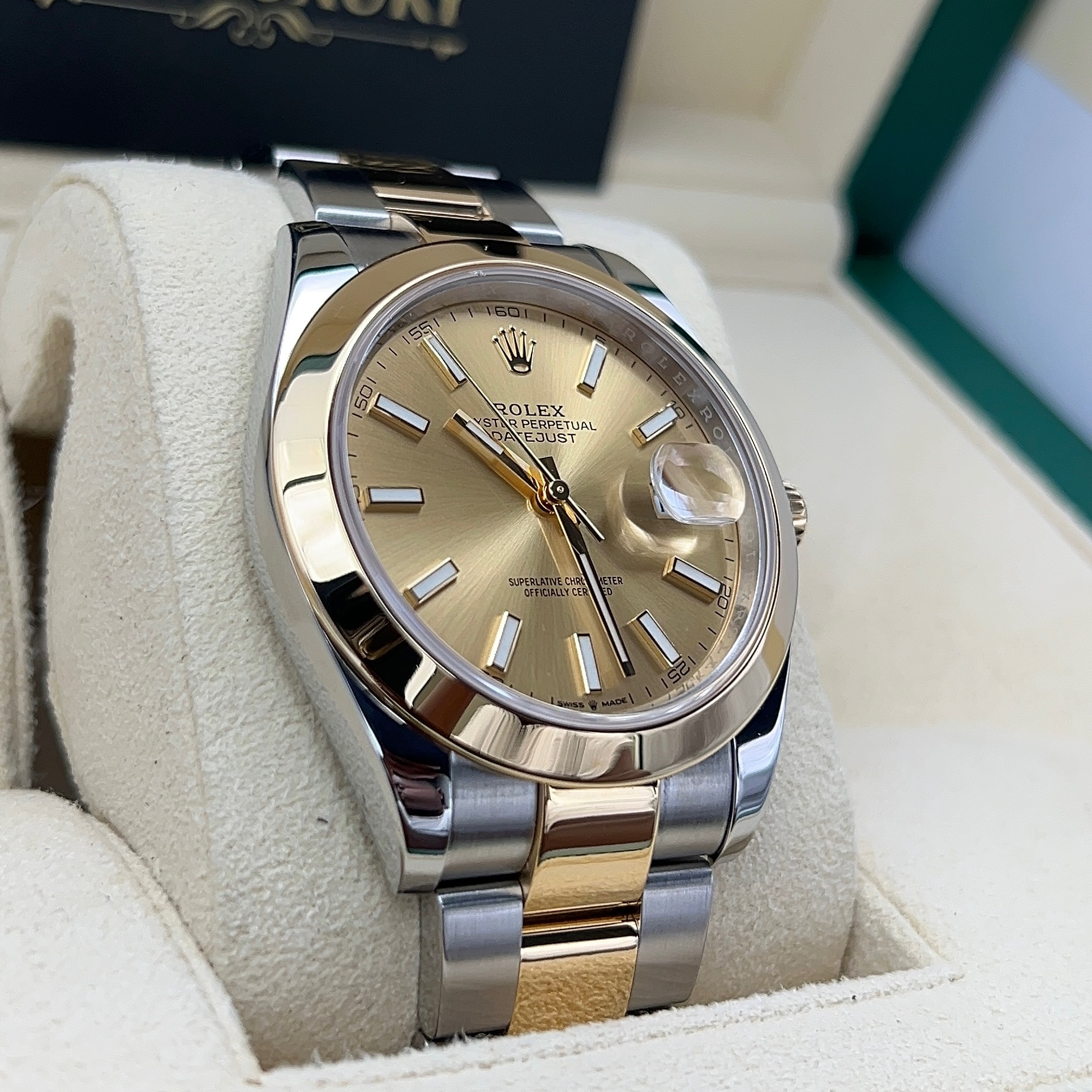 [Superclone] Rolex Datejust 41mm Champagne-Colour Dial Smooth Oyster 126303
