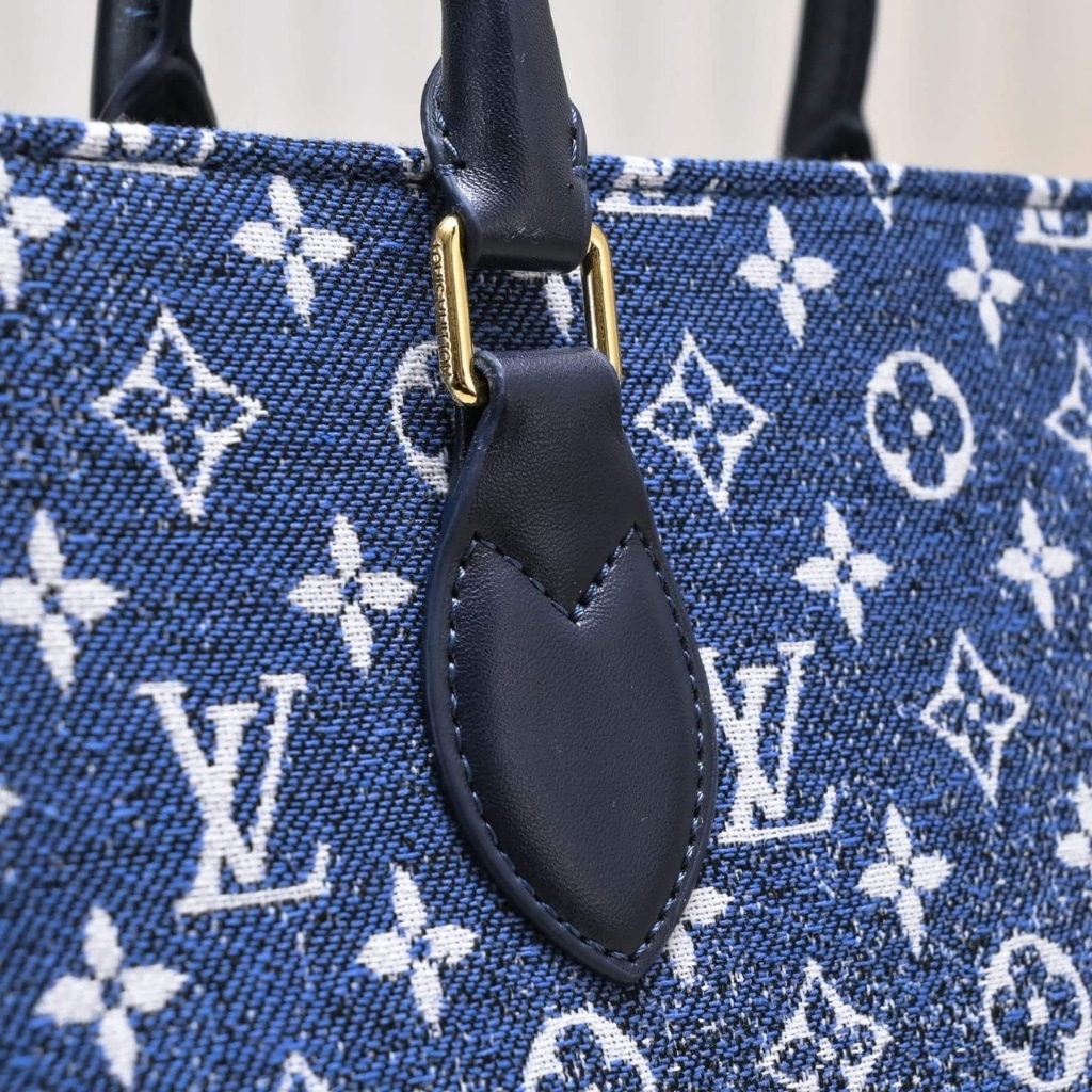Louis Vuitton Onthego MM Denim Bag 35Cm M59608