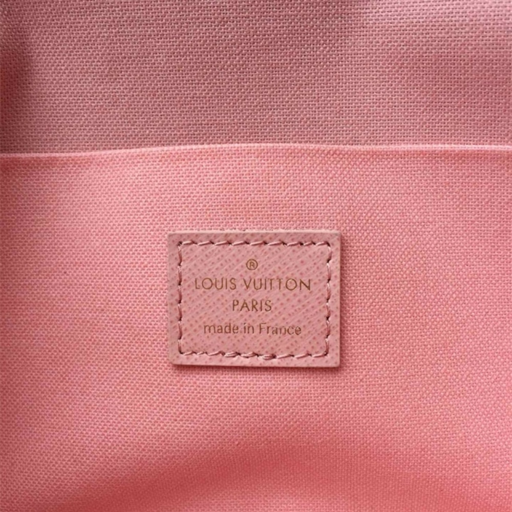 Louis Vuitton Félicie Pochette Damier Azur Canvas Pink 21cm N63106