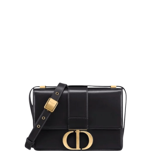 DIOR 30 MONTAIGNE BAG BLACK 24CM