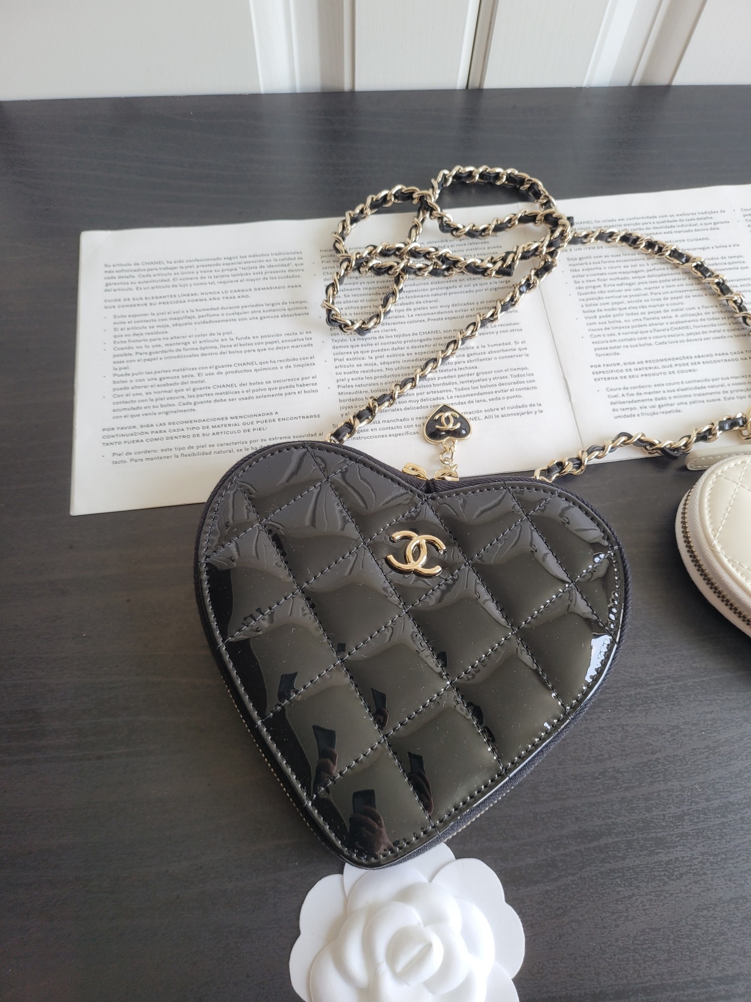 Heart Chain Clutch (Set of 2)