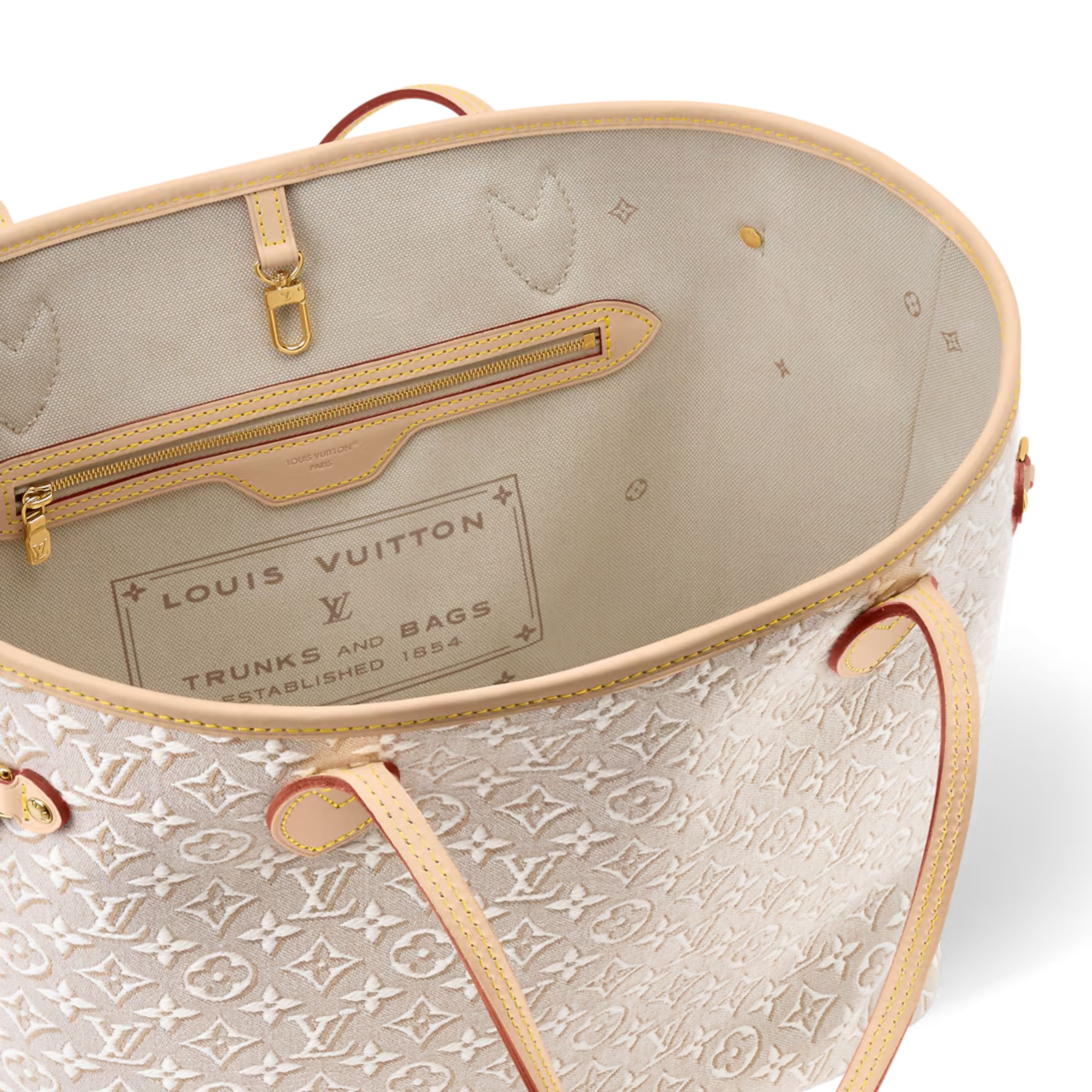 Louis Vuitton Neverfull MM Monogram Emblème Peuplier Motif 47cm M2A381