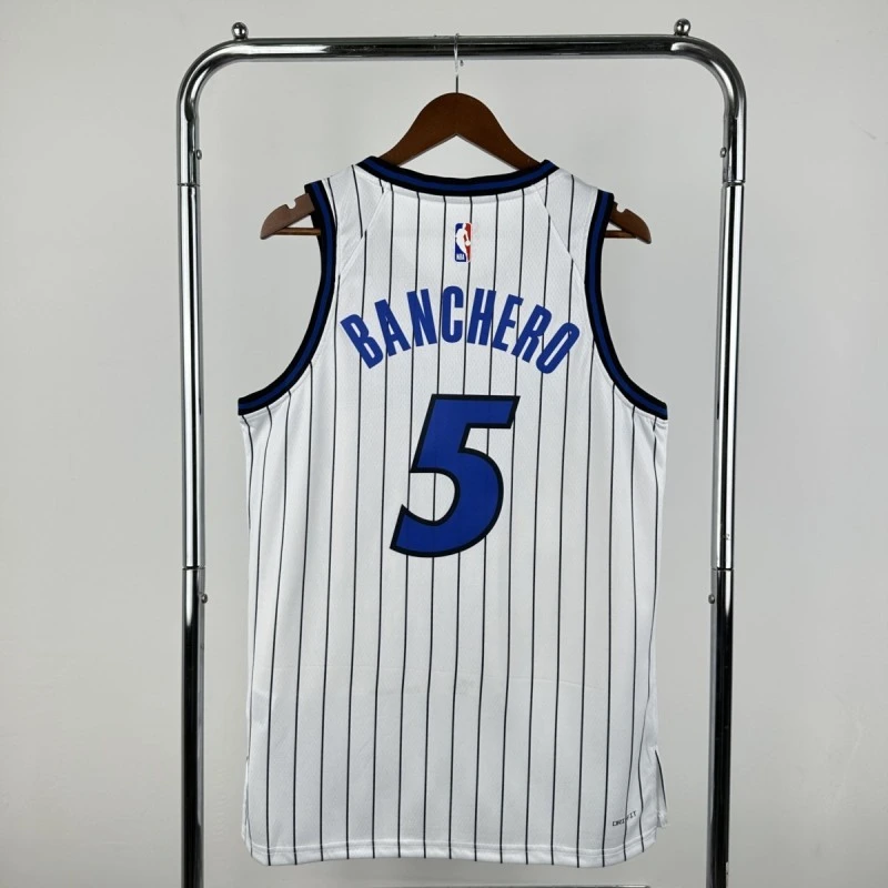 2025 NBA Orlando Magic 5 BANCHERO Basketball Jersey
