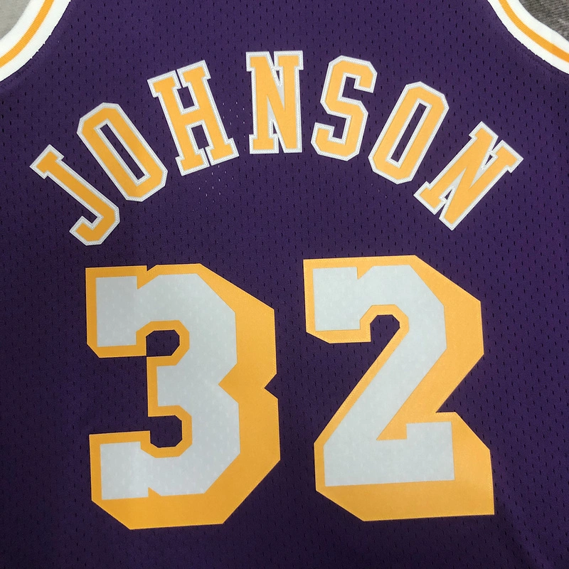1984-85 NBA Lakers  32 JOHNSON Basketball Jersey