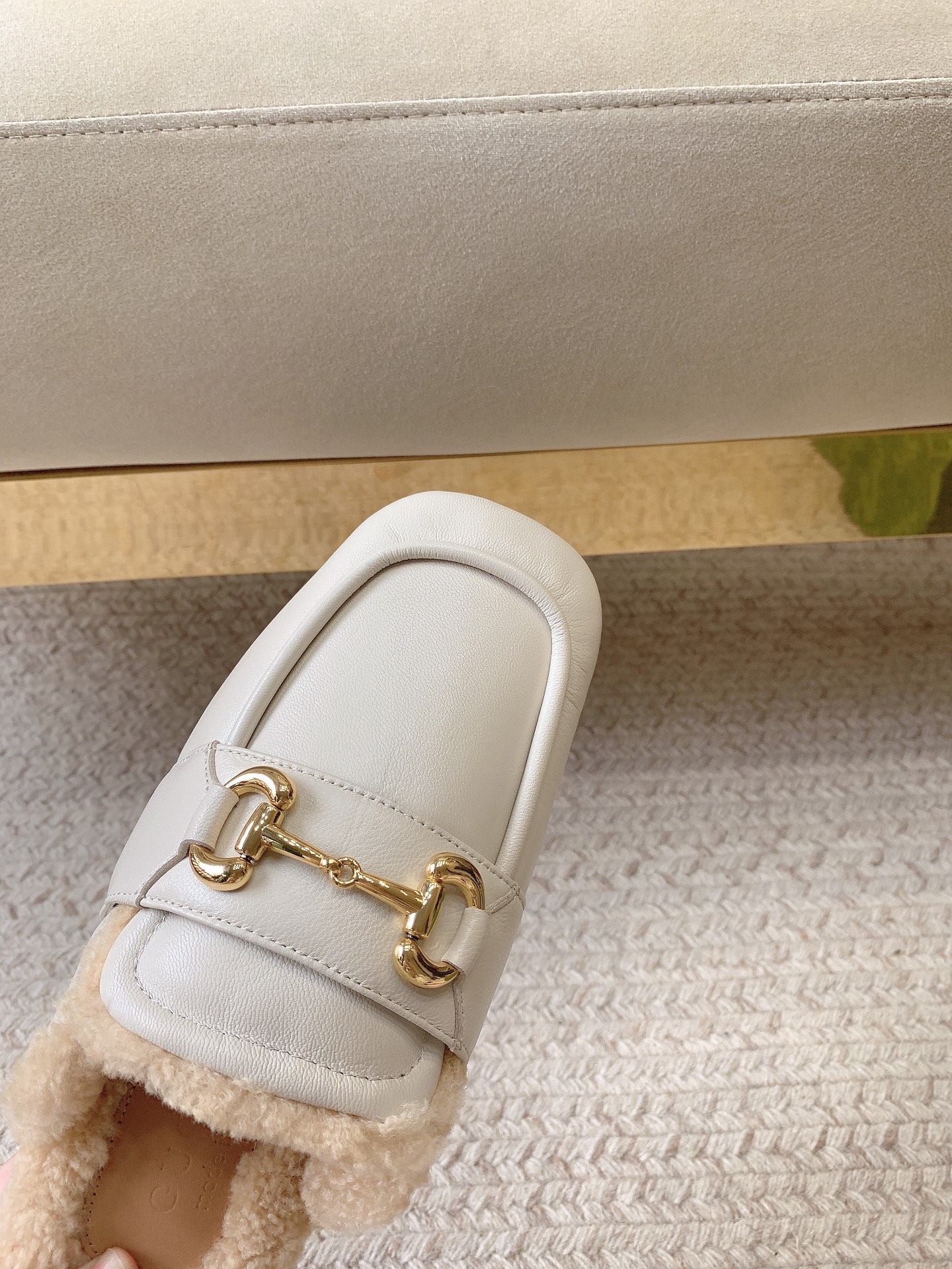 GUCCI Fuzzy Loafers
