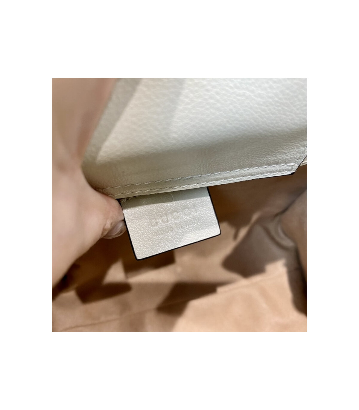 Gucci Diana Mini Tote Bag White