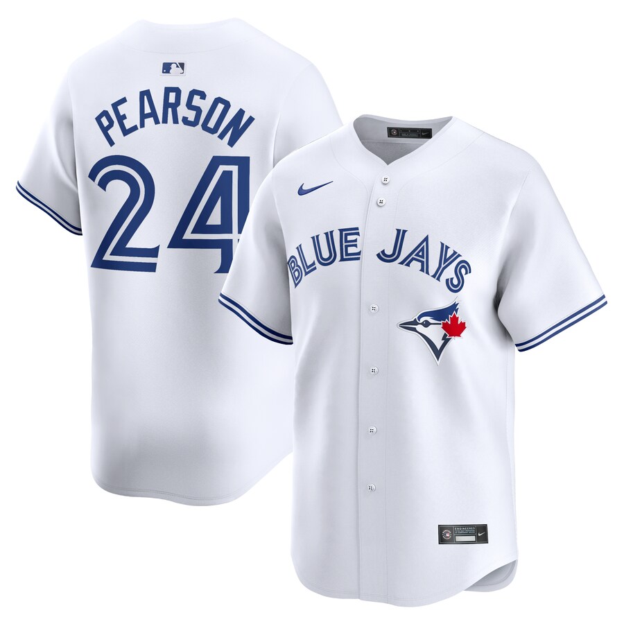 Nate Pearson Toronto Blue Jays Home Limited Player Jersey White