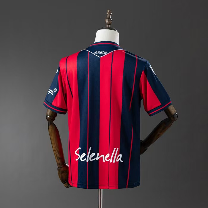 2025/2026 Serie A Bologna Team Home Football Jersey