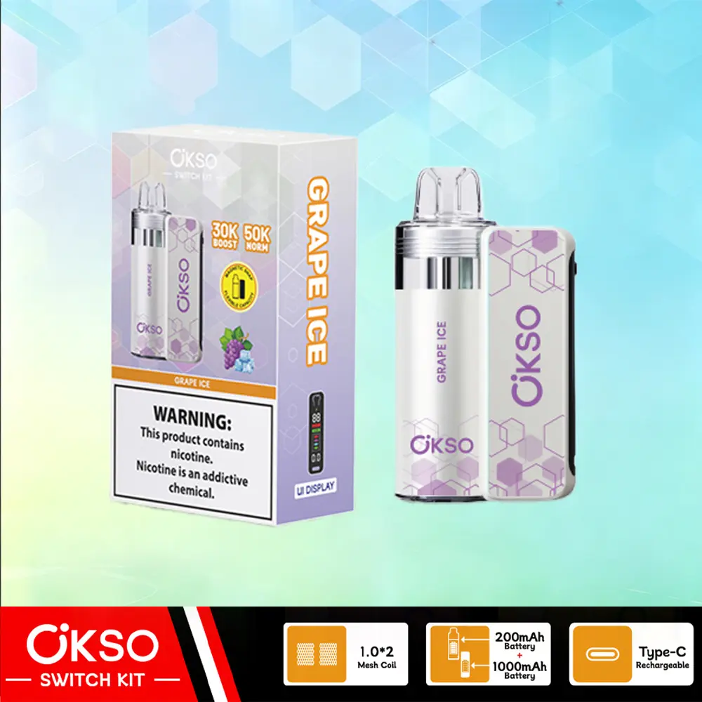 OKSO Switch Kit 50000 – 50K Puffs Dual Mode Replaceable Pod Disposable Vape