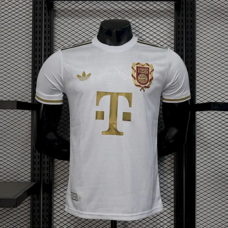 Player 2024-25 Bayern Munchen 125 Anniversary White Football jersey