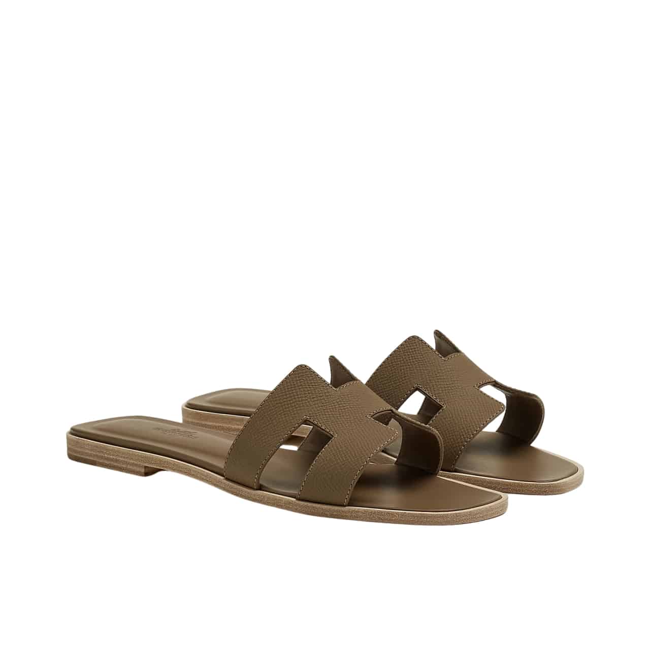 Hermes Oran Sandal Etoupe