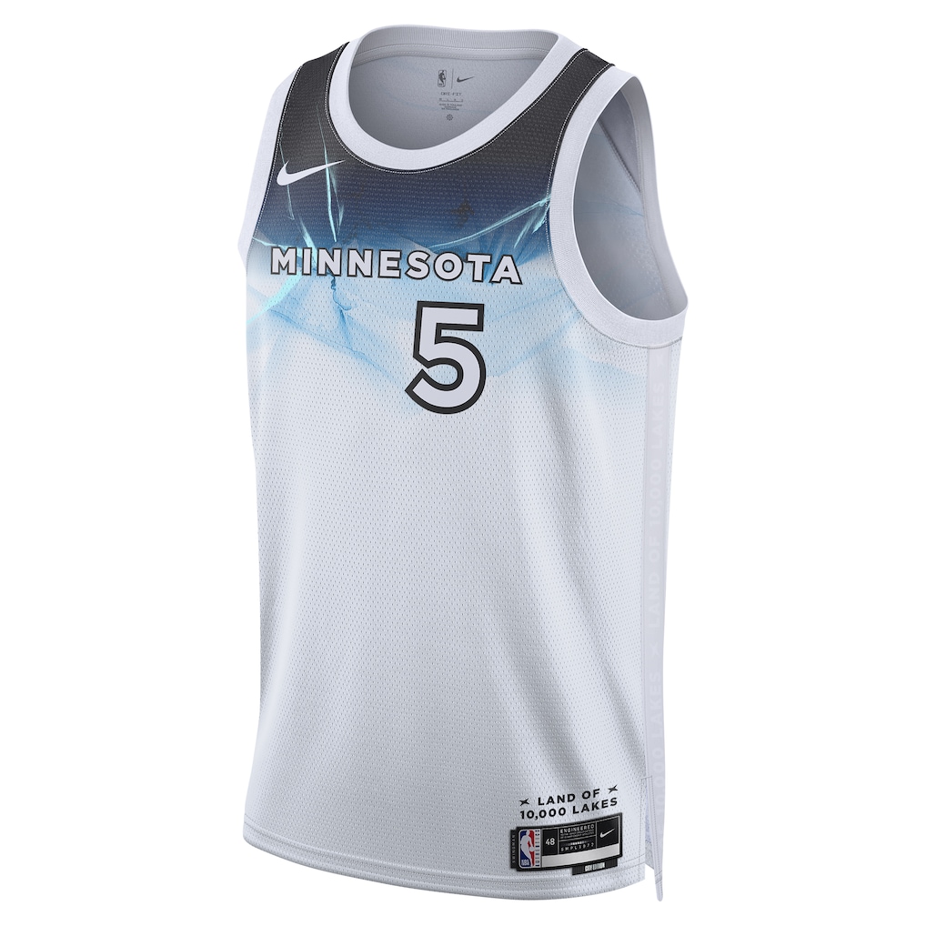 Unisex Minnesota Timberwolves Anthony Edwards White 2024/25 Swingman Jersey - City Edition