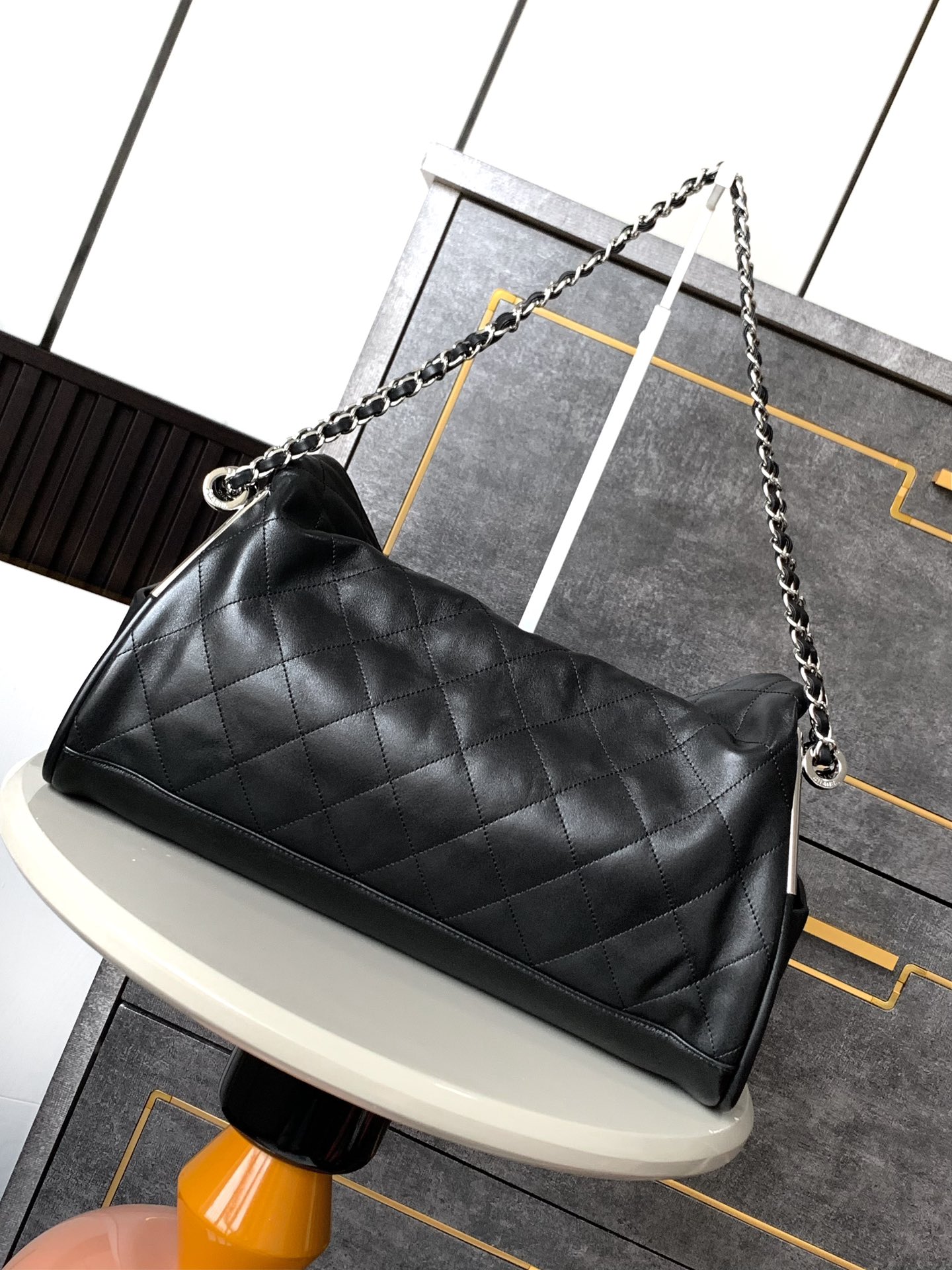 black and silver who doesn't love bag