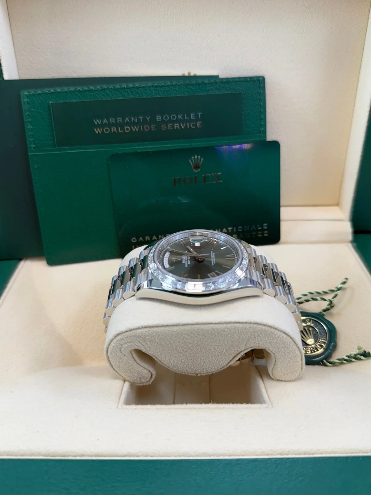 [Superclone] Rolex Day-Date 40mm Olive Green Dial President 228396TBR