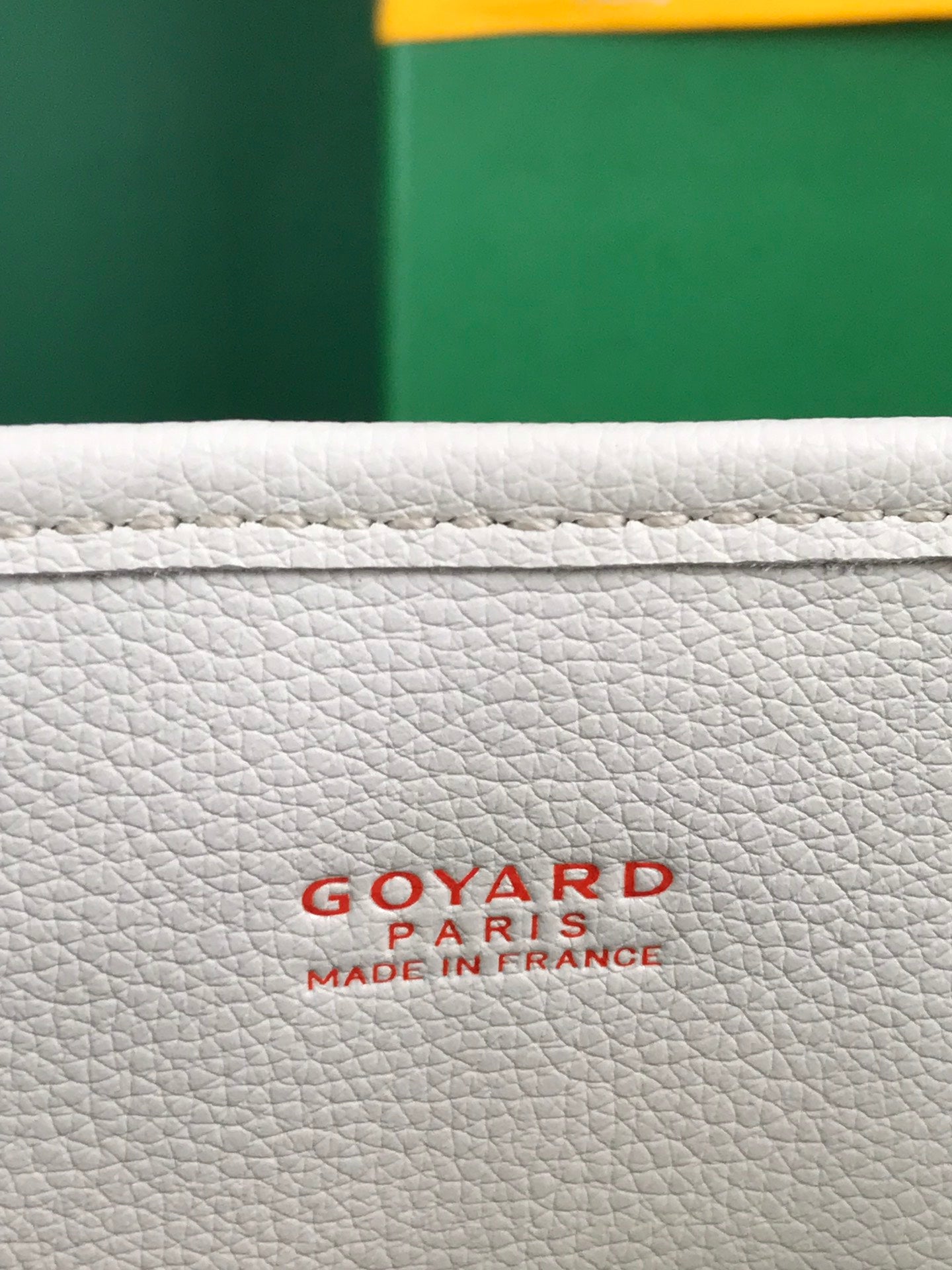 Goyard Anjou Mini Bag 20cm White Calfskin And Goyardine Canvas