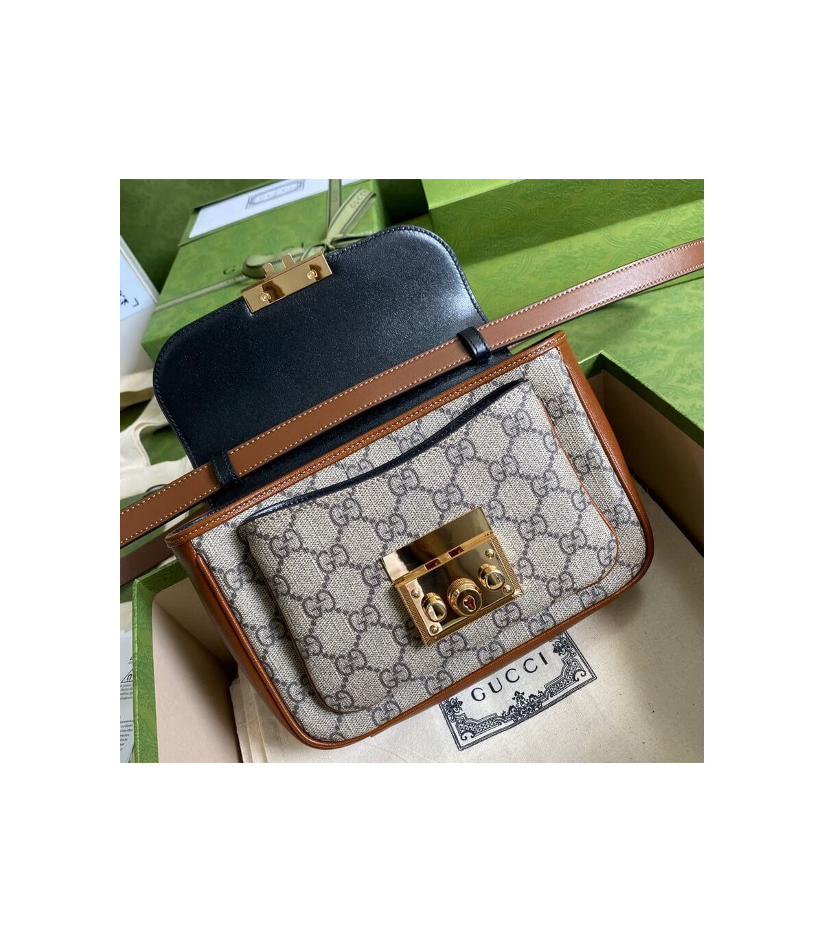 Gucci Padlock Mini Bag Black