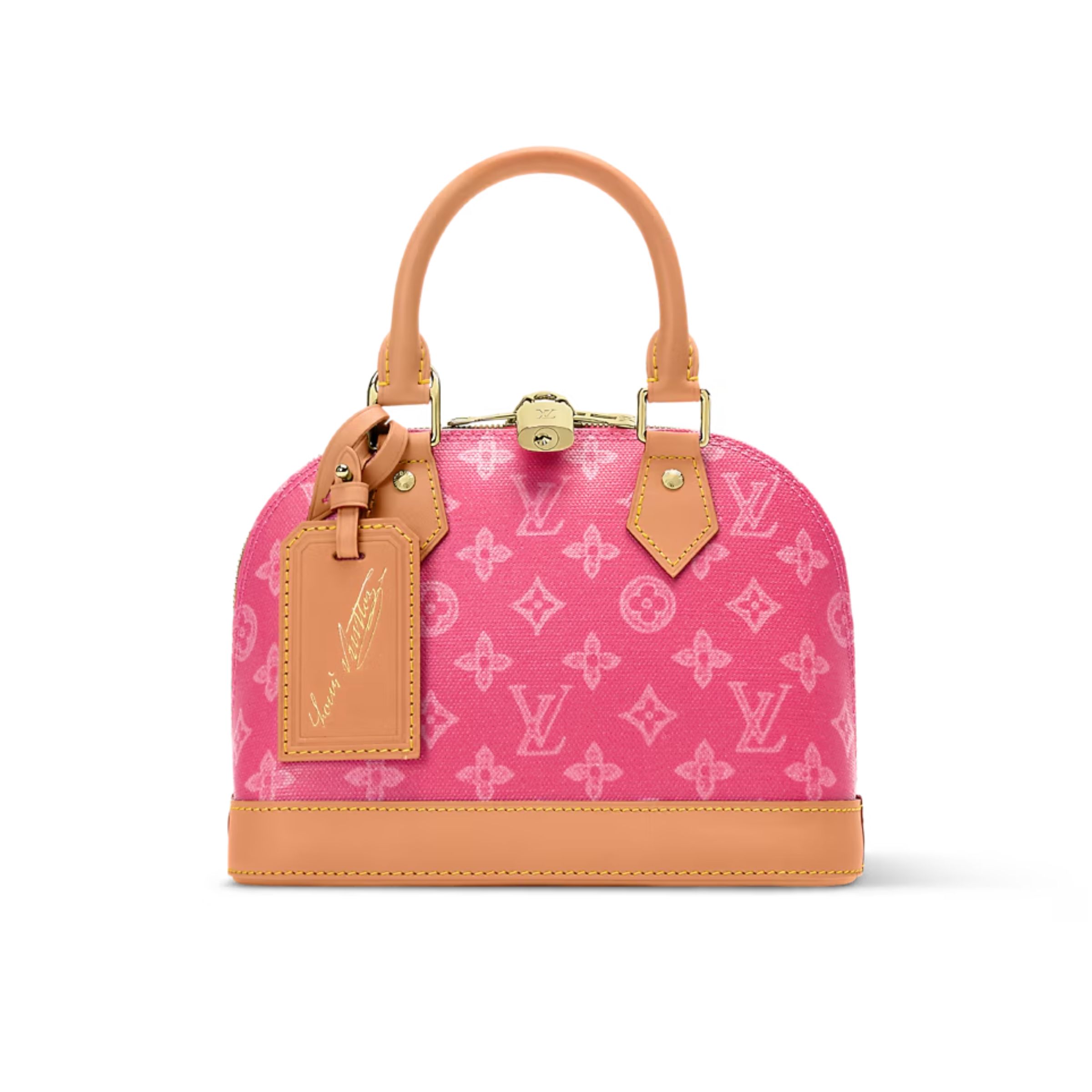 Louis Vuitton Alma BB Bag Monogram Origine Rose Ruban 23.5cm M28272