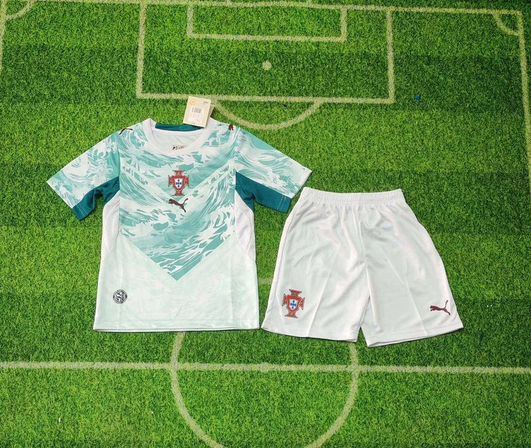 World Cup 2026 Portugal Team Away Football Jersey for Kids