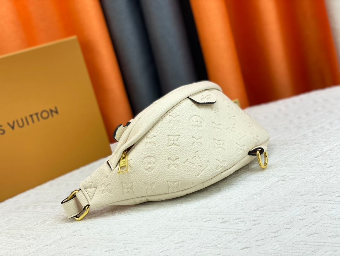 Louis Vuitton Monogram Empreinte Creme Bumbag 37cm/14.6in M44836