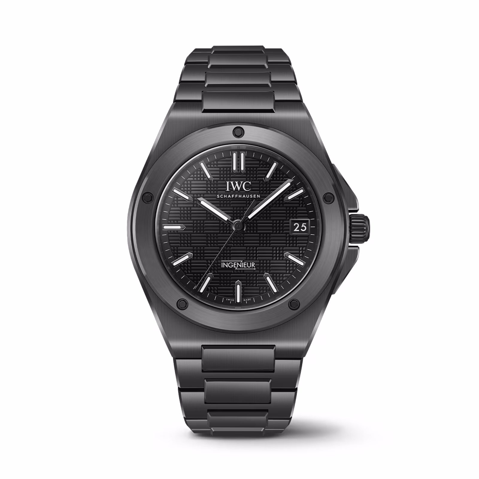 IWC Ingenieur Automatic 42mm Mens Watch Black IW338903