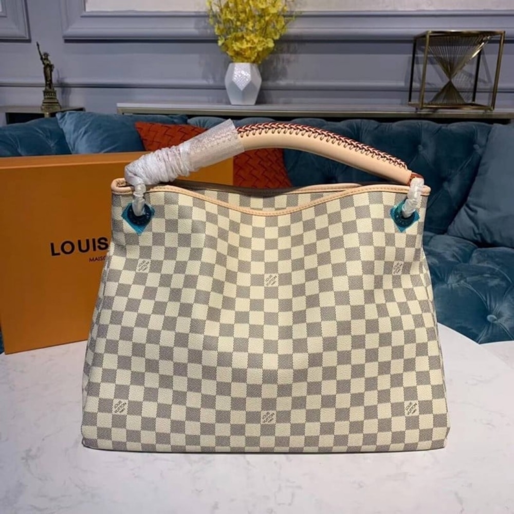 Louis Vuitton Artsy MM Damier Azur Canvas Cream 41Cm N40253