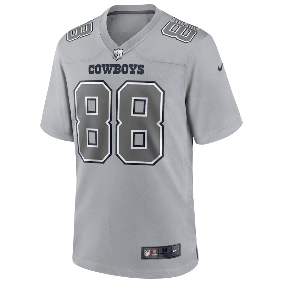 CeeDee Lamb 88 Dallas Cowboys Men Atmosphere Fashion Game Jersey - Gray