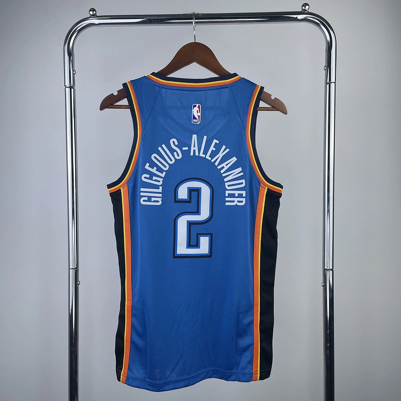 2023 NBA Oklahoma City Thunder 2 GILGEOUS Basketball Jersey