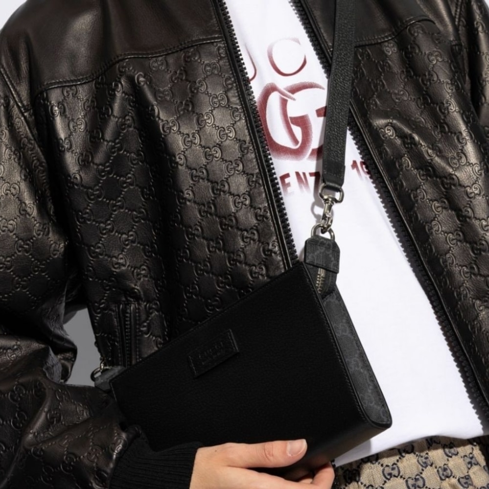 Gucci Super Mini GG Leather Crossbody Bag 15Cm