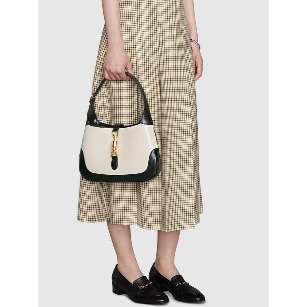 Gucci Jackie 1961 Small Shoulder Bag in White Leather 28cm