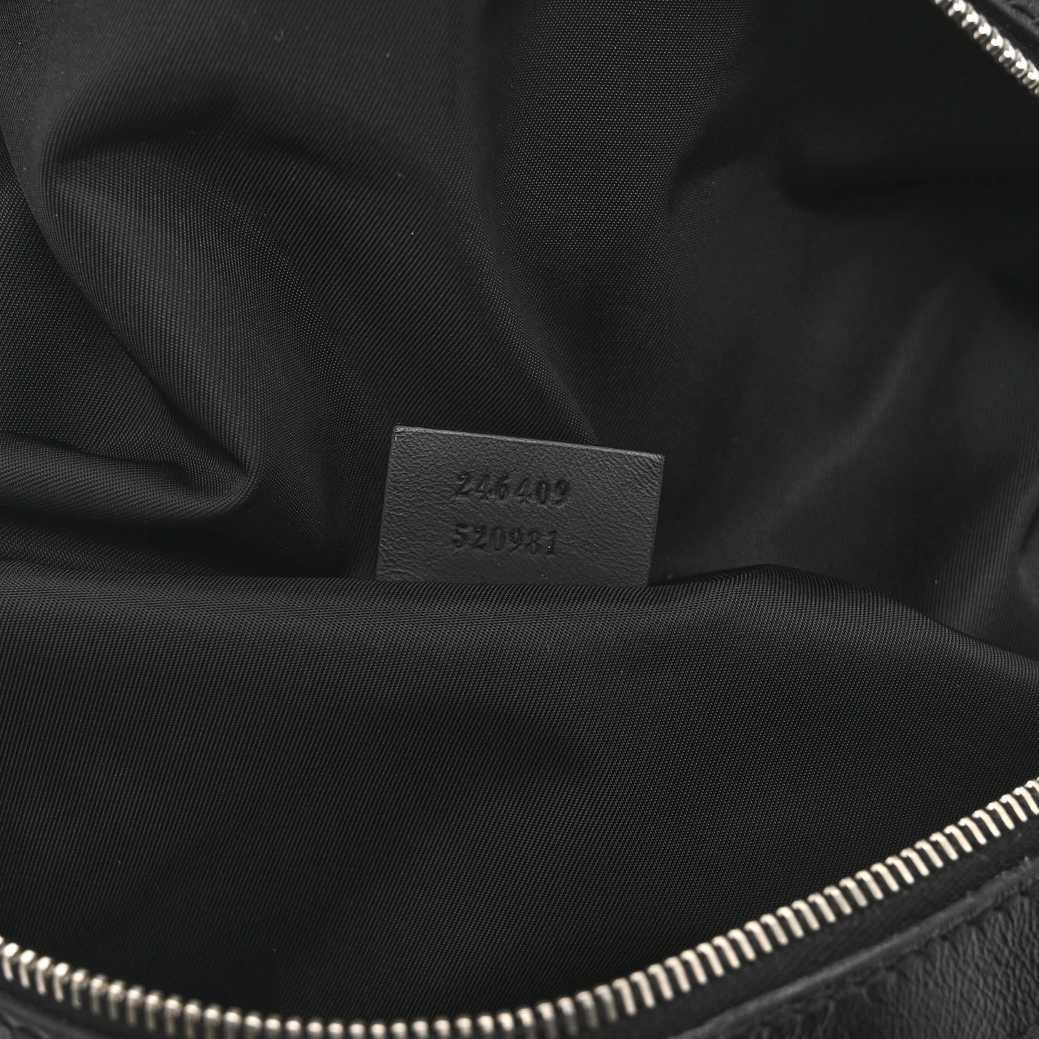 Guccissima Web Belt Bag Black