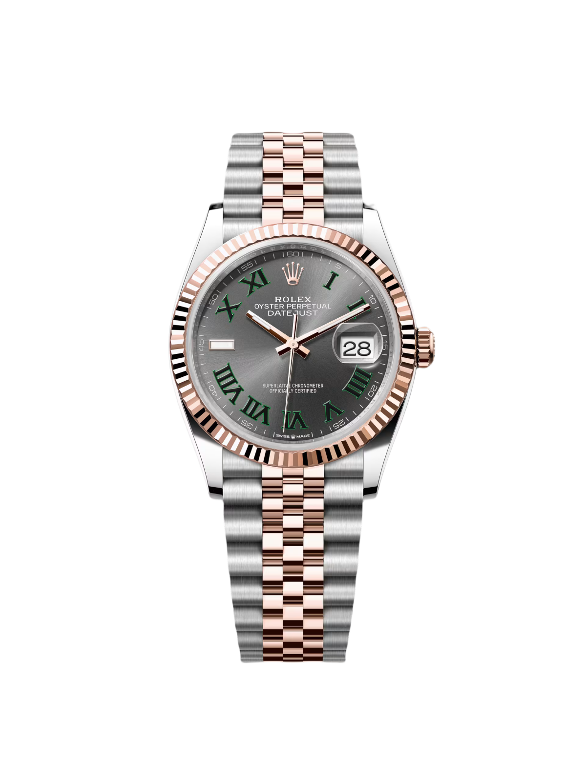 Rolex  Datejust 36mm 126231 Slate Dial Oyster Bracelet Watch