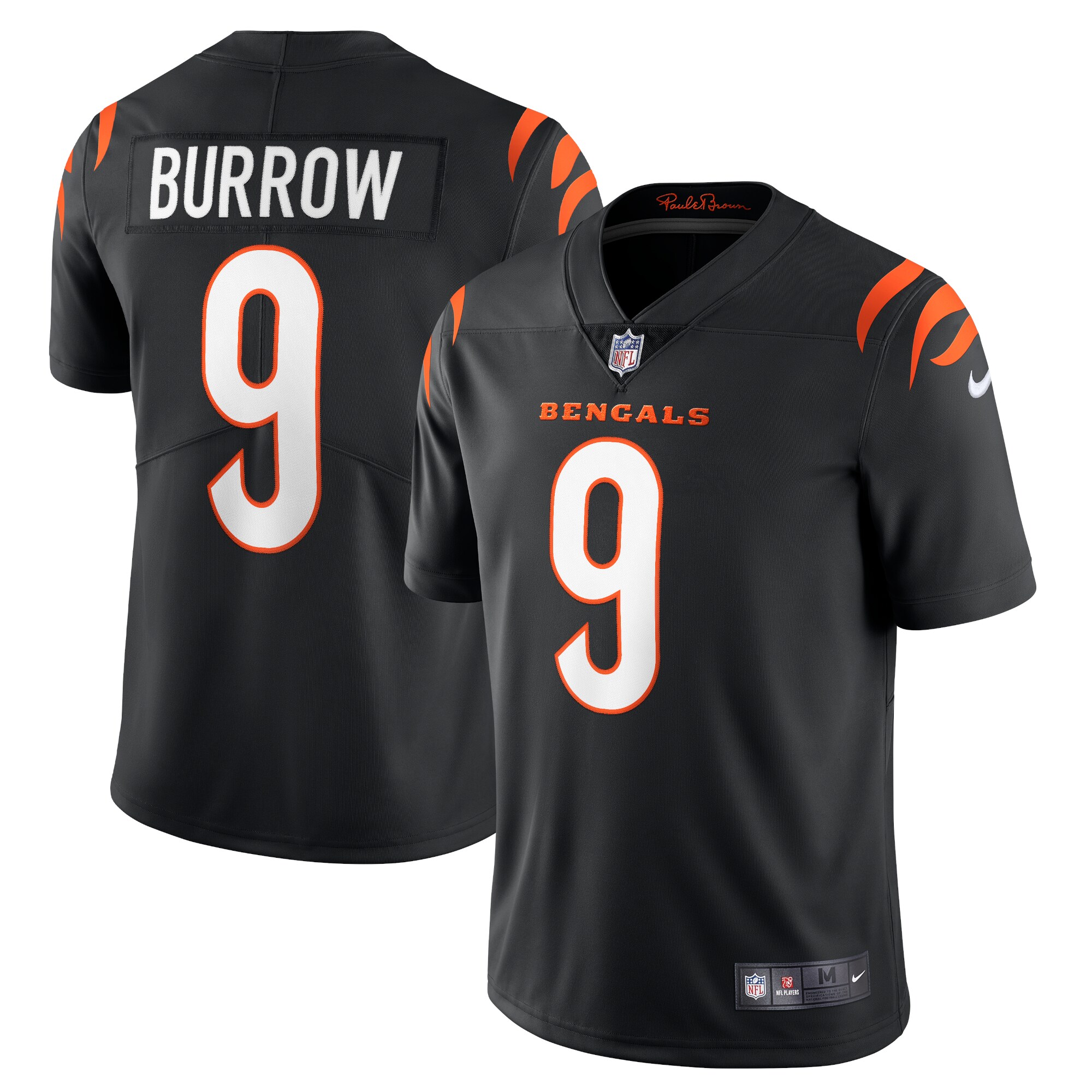 Joe Burrow Cincinnati Bengals Nike Vapor Limited Jersey - Black