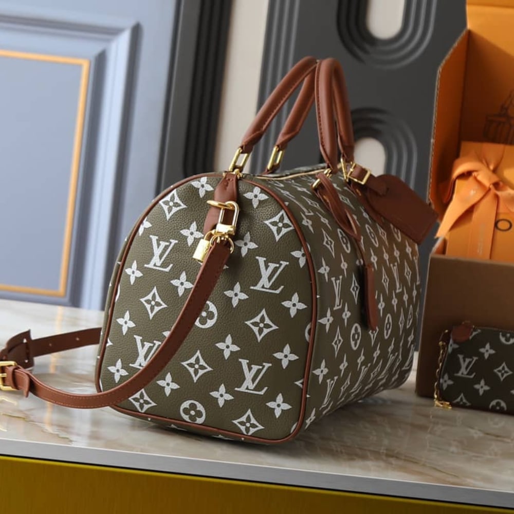 Louis Vuitton Speedy P9 Bandoulière 40 Bag Green Sancha 40Cm M15244