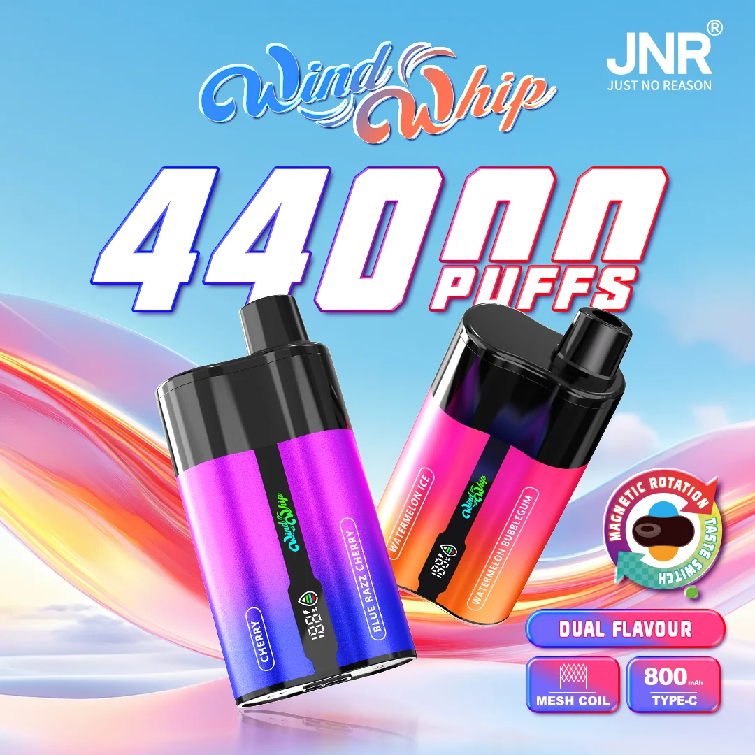 JNR WindWhip 2 in 1 44K Puffs Disposable Vape