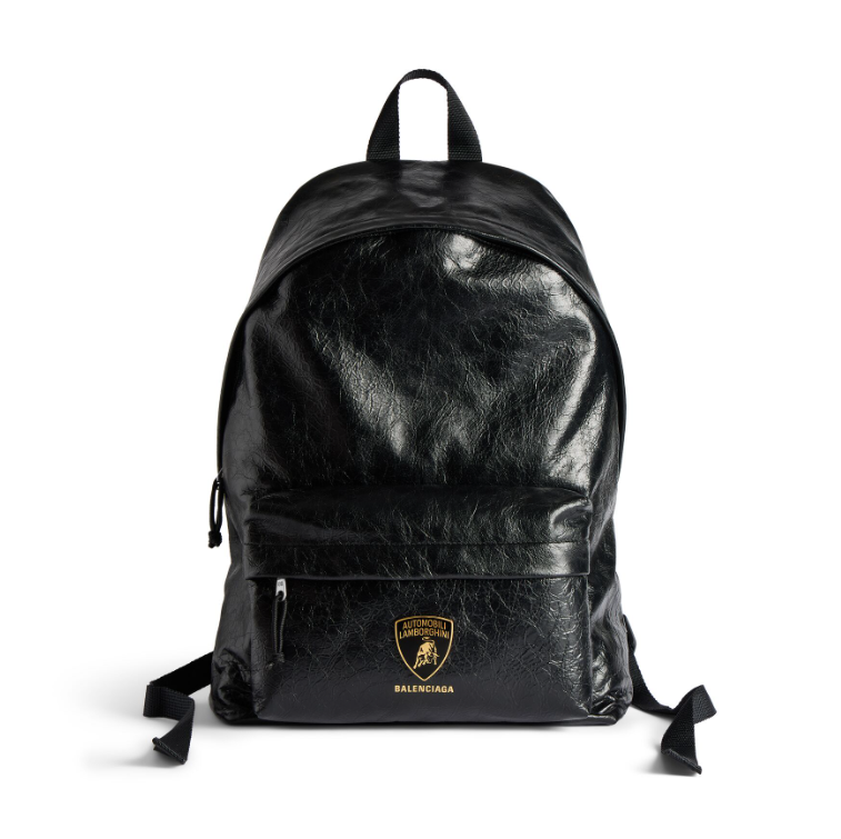Balenciaga Automobili Lamborghini Explorer Backpack in Black