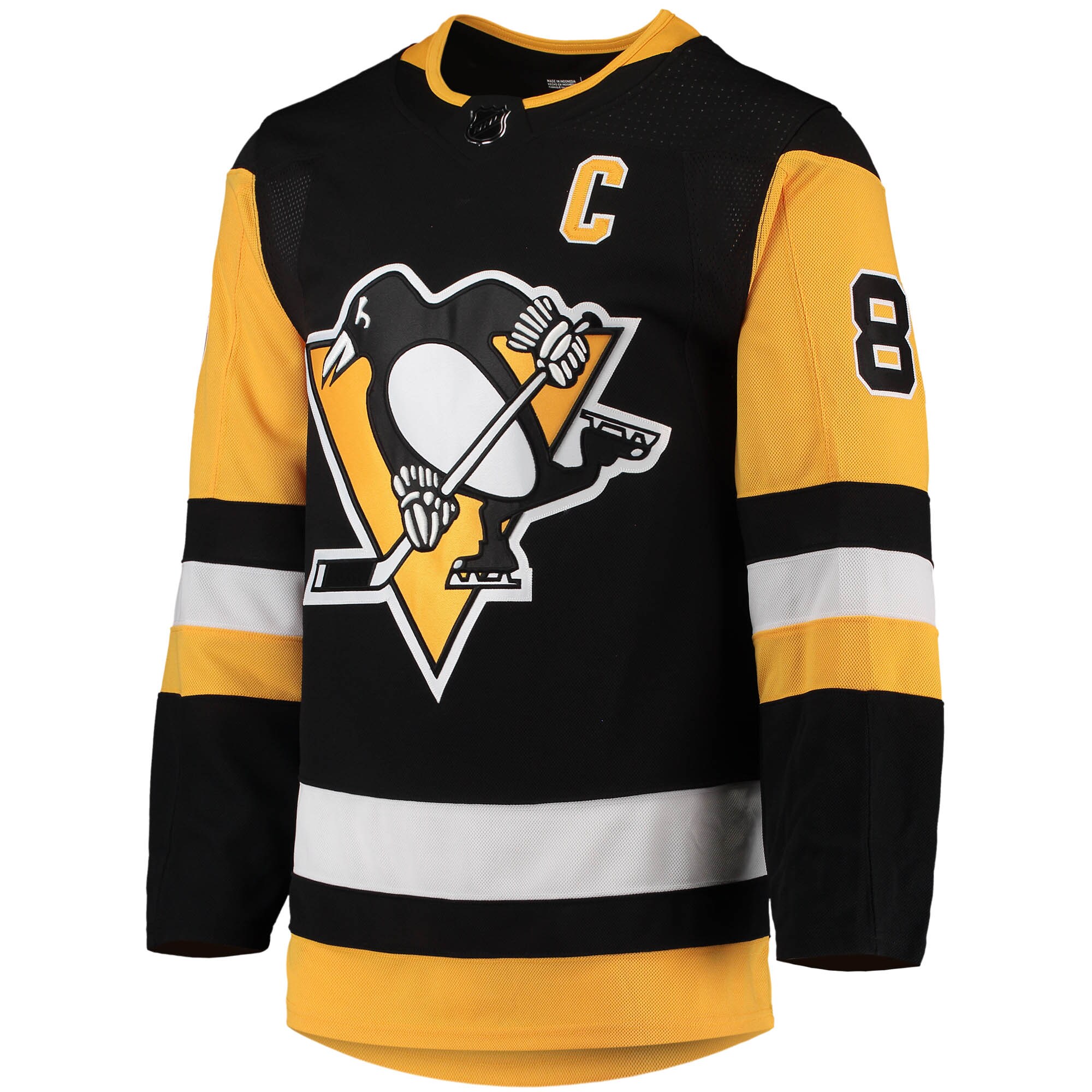 Sidney Crosby Pittsburgh Penguins adidas Home Primegreen Authentic Player Jersey – Black