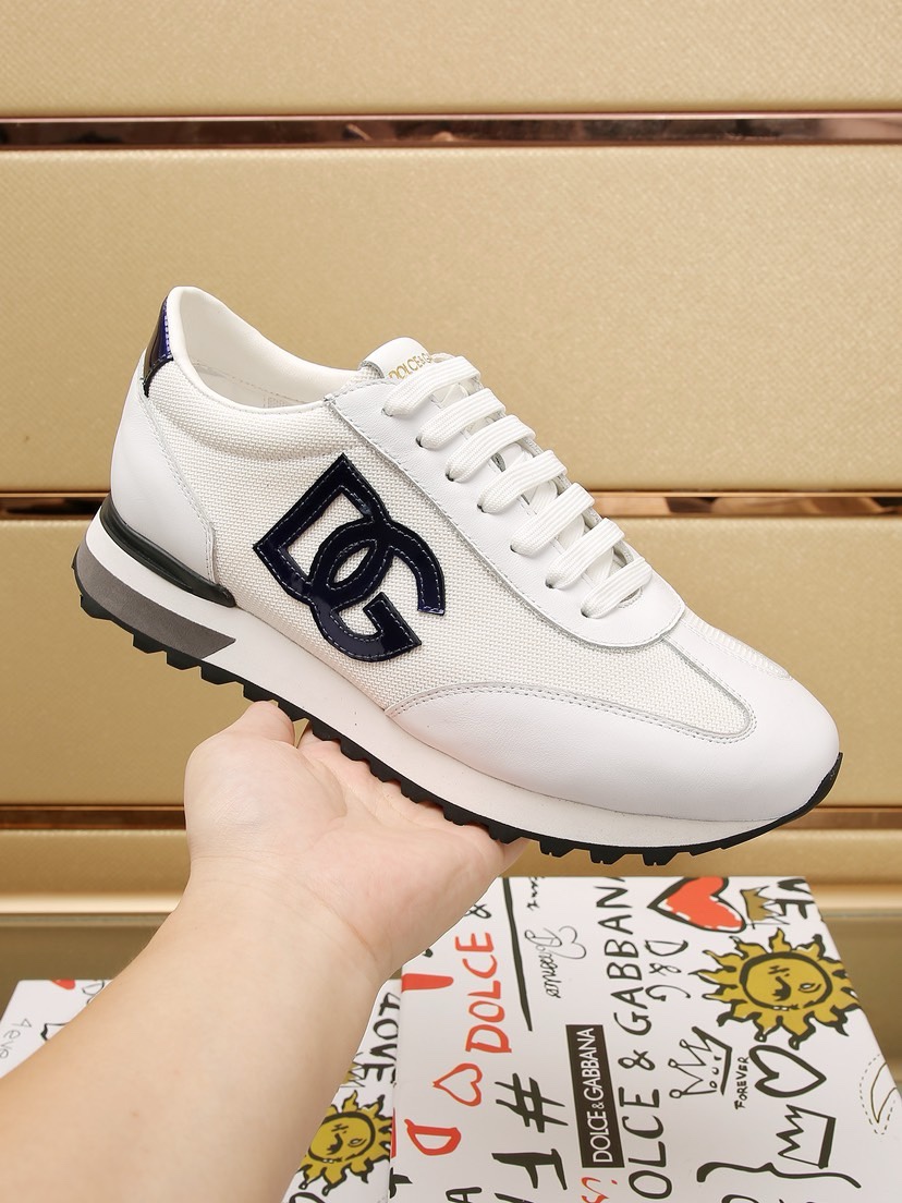DOLCE & GABBANA Mixed-material DG CUSHION sneakers