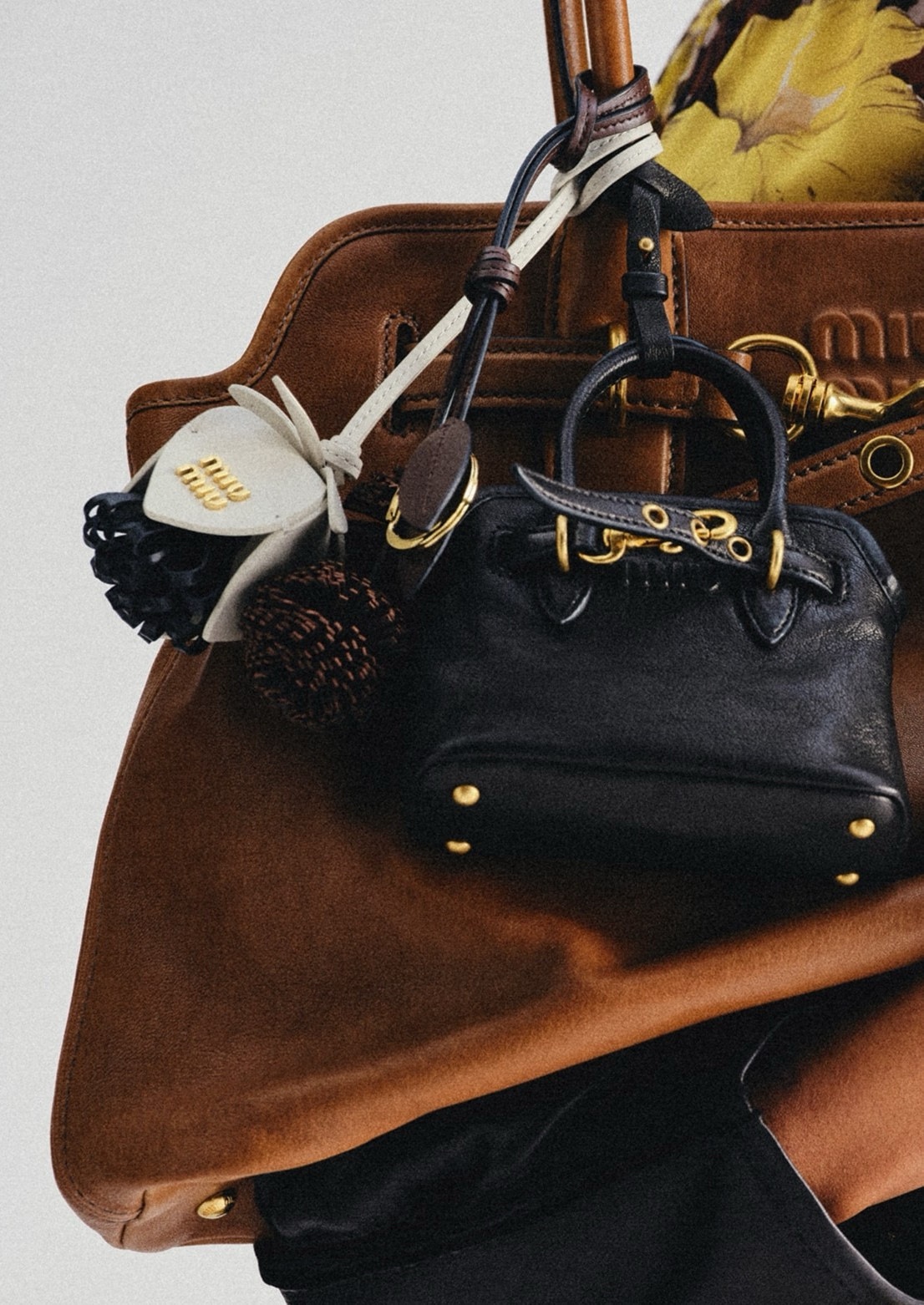 MIU MIU Mini Aventure Bag Charm