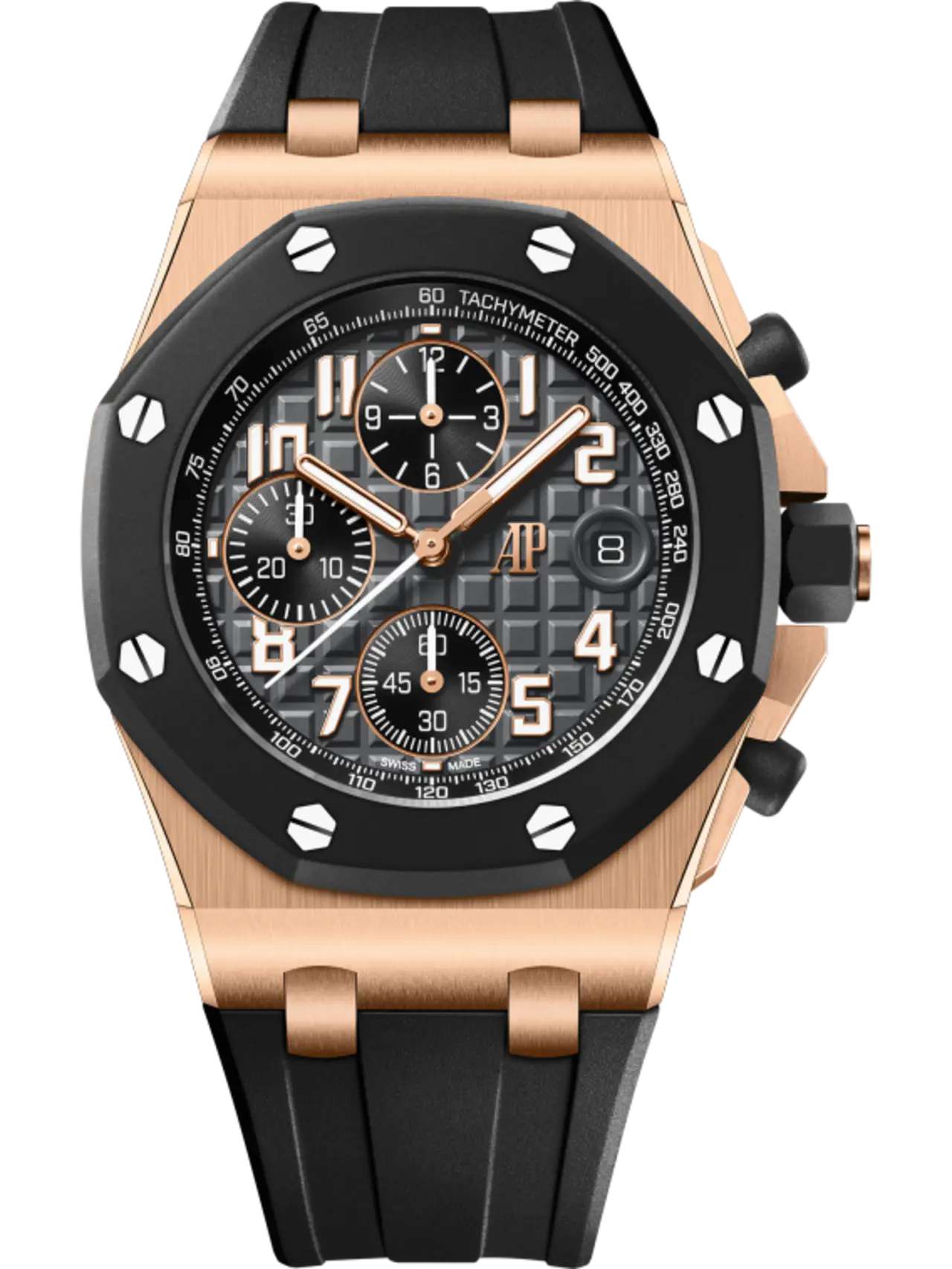 Audemars Piguet OFFSHORE Pink Gold Anthracite Grey Dial CHRONOGRAPH 42mm 26238OK.OO.A002CA.01