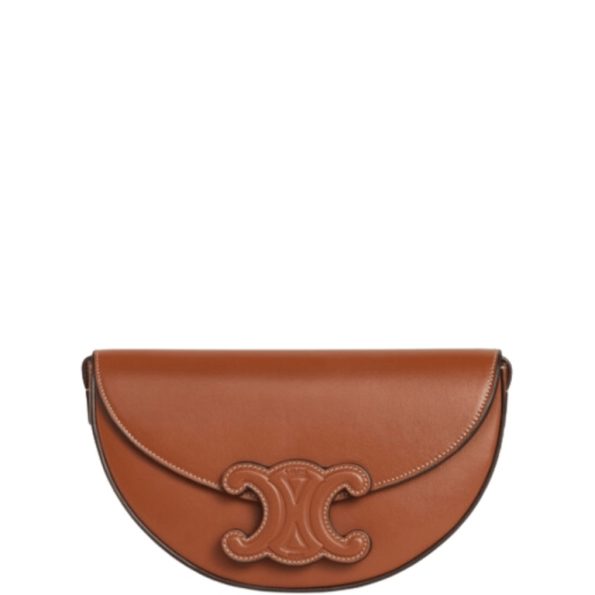 CELINE BAG BESACE CUIR TRIOMPHE IN SMOOTH CALFSKIN TAN 23CM