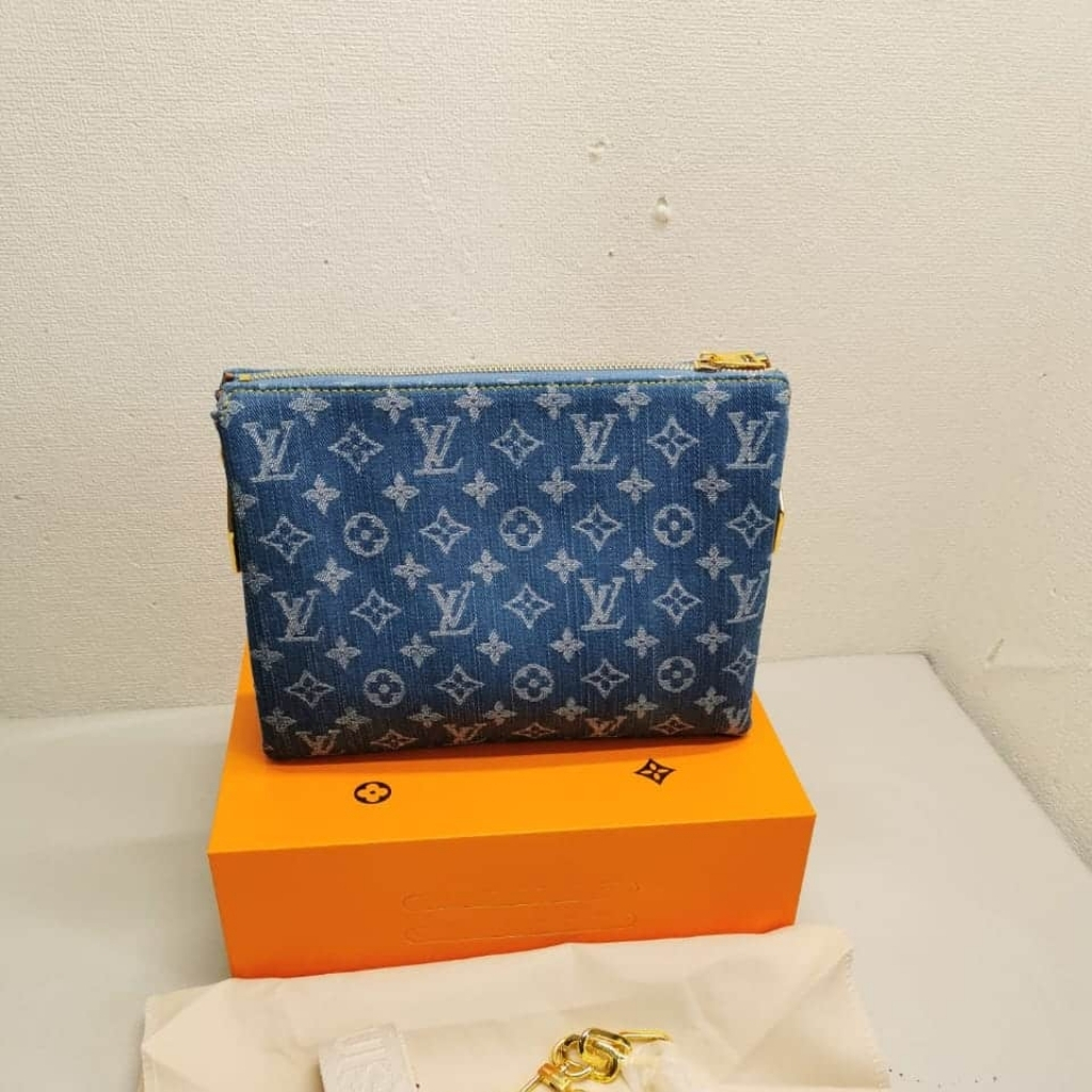 Louis Vuitton Coussin PM Bag Denim Blue 26Cm M24564