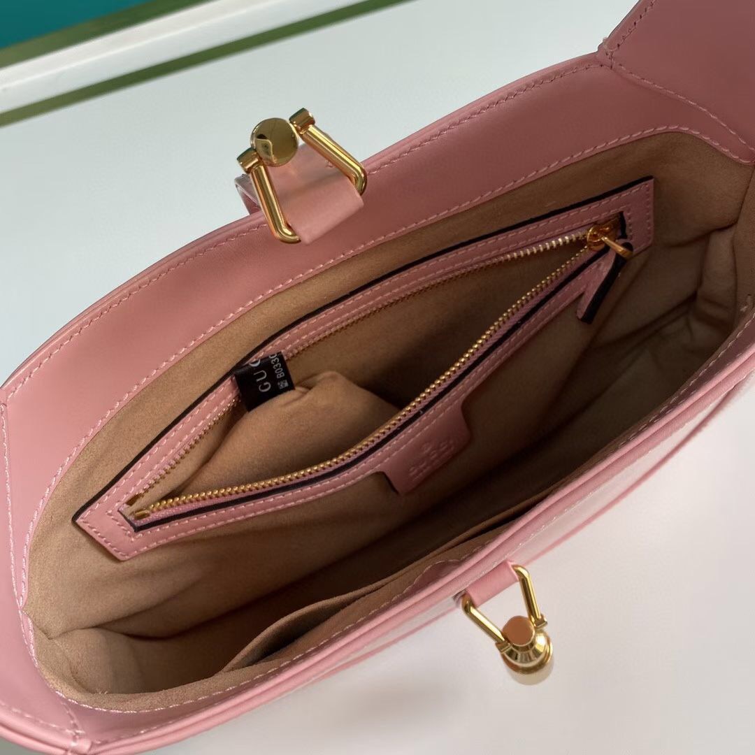 Gucci Jackie 1961 Mini Bag Light Pink 19cm 637091 10O0G 5815