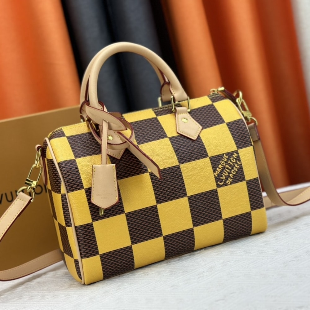 Louis Vuitton Speedy Bandoulière 25 Damier Pop Yellow 25Cm N40584