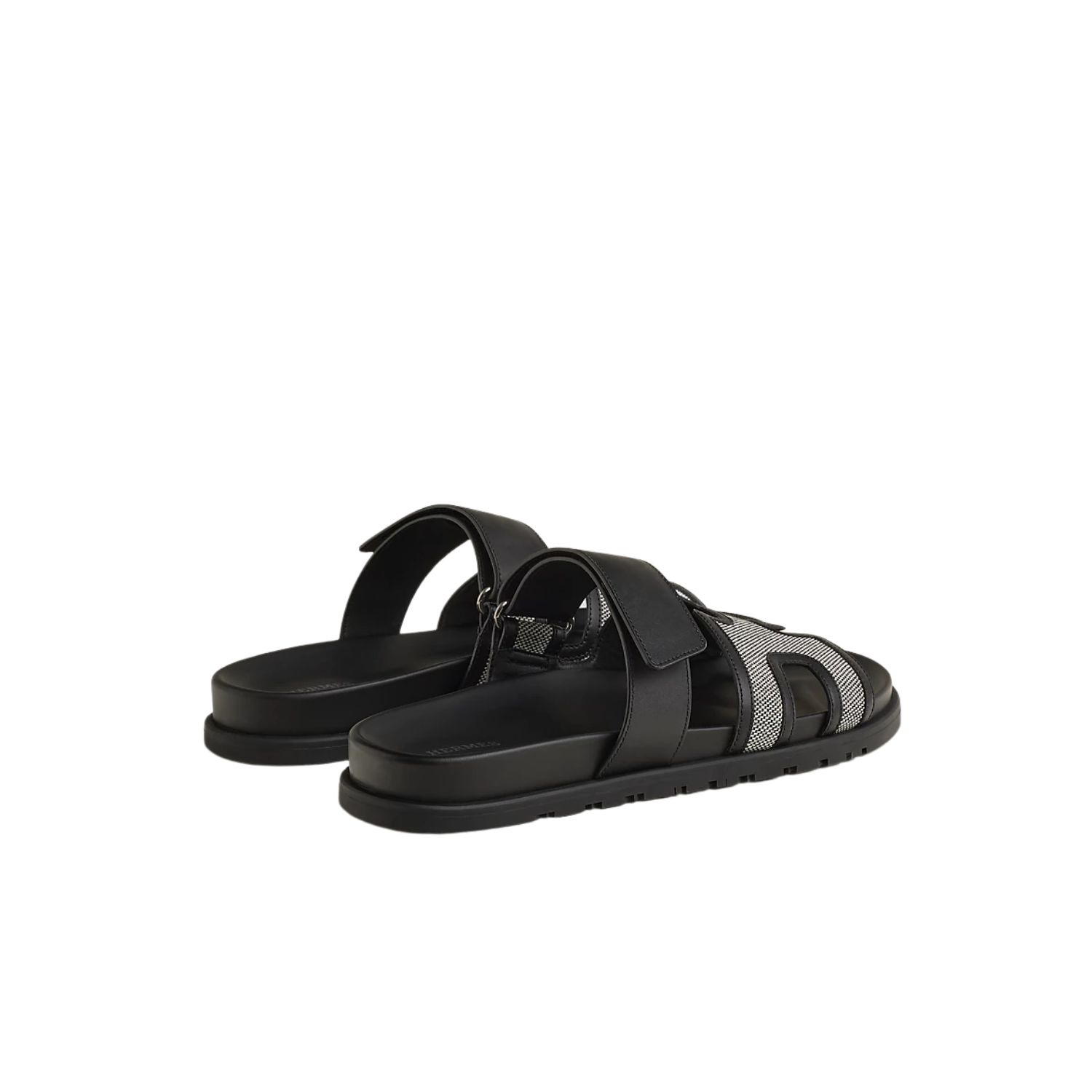 HERMES CHYPRE SANDAL PRUNOIR/NOIR