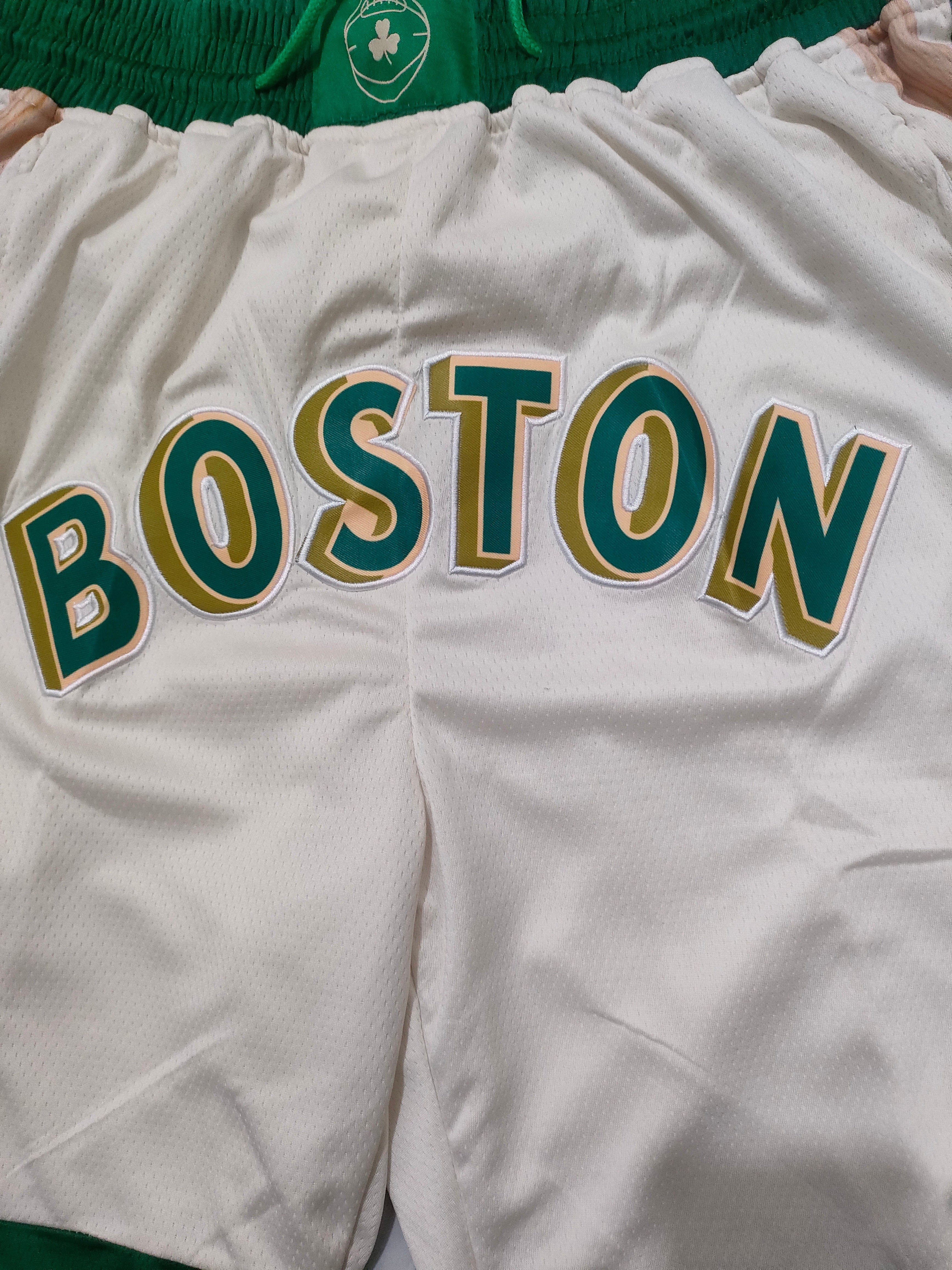 Boston Celtics off-white city edition shorts