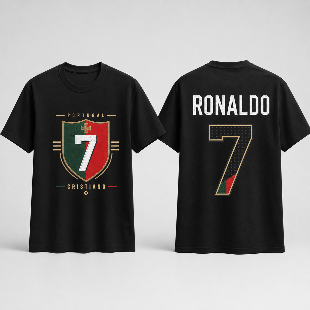 Cristiano Ronaldo Number Pure Cotton T-Shirt – Limited-Time Offer