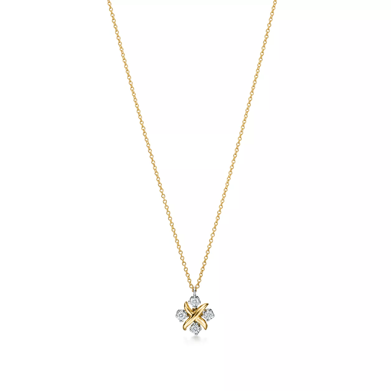 Tiffany 23349833 Sixteen Stone by Tiffany Yellow Gold