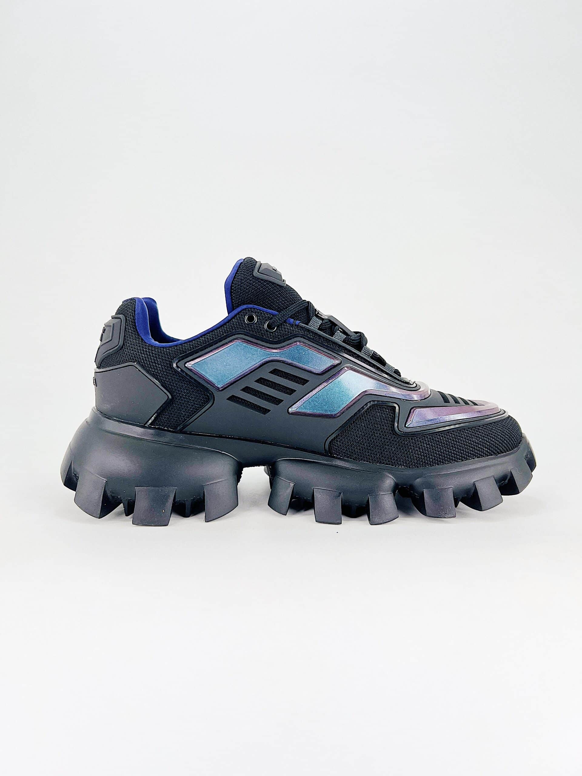Prada Cloudbust Thunder Low Top Sneakers In Fabric Iridescent